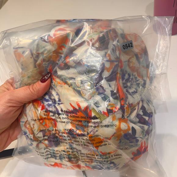 Peruvian Connection Floral Print Half Sleeves Mini Dress Size Small - Picture 9 of 9